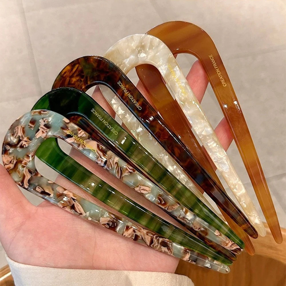 Tortoiseshell U-Shaped Hair Fork