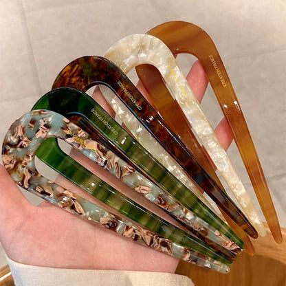 Tortoiseshell U-Shaped Hair Fork