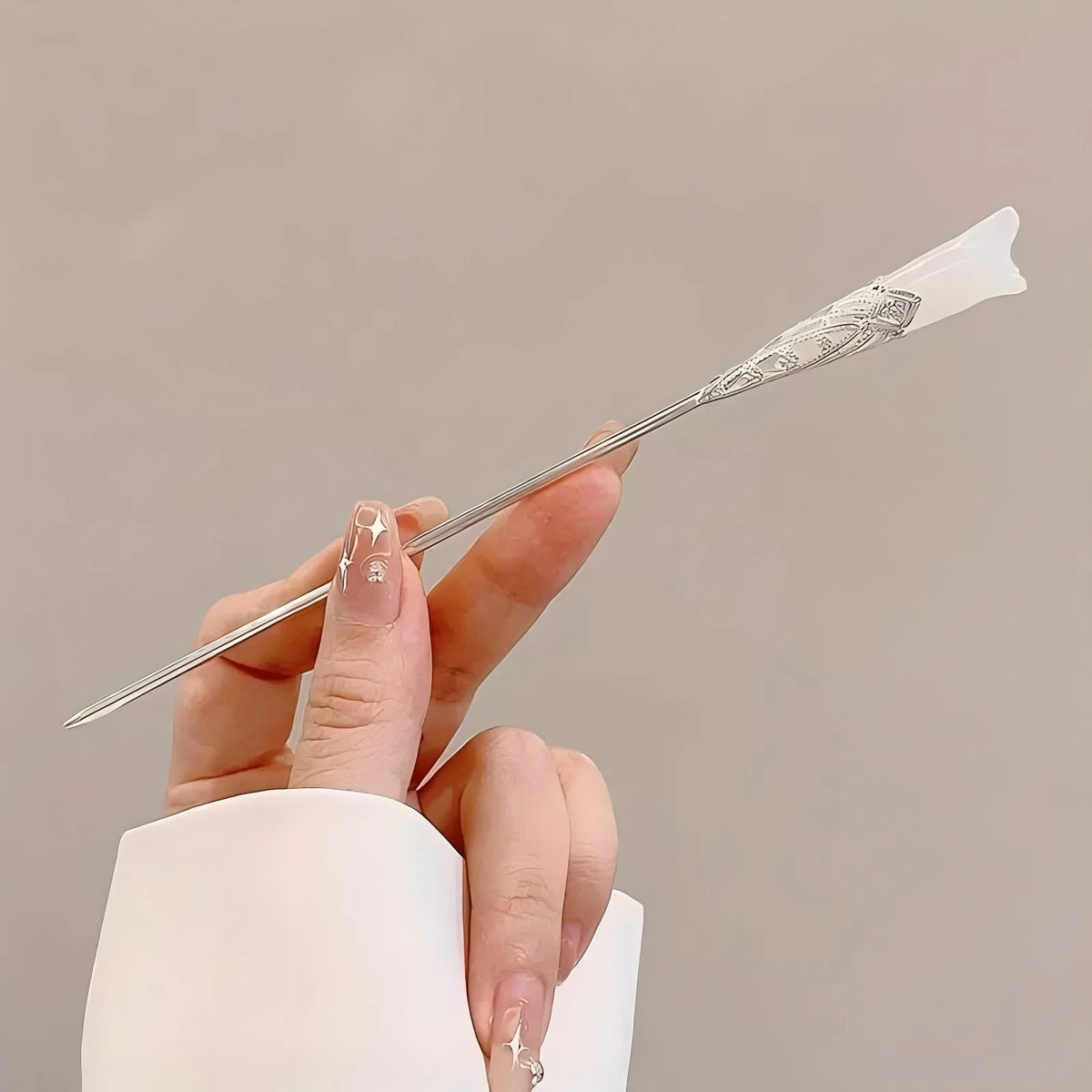 Floral Tassel Hair Sticks — Single or 6-Piece Set