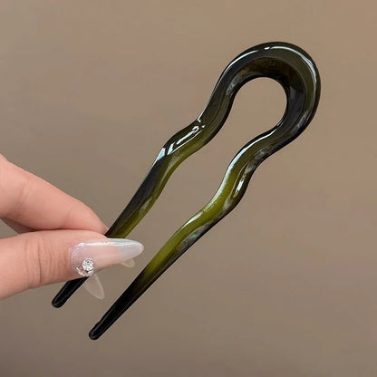 Tortoiseshell U-Shaped Hair Fork