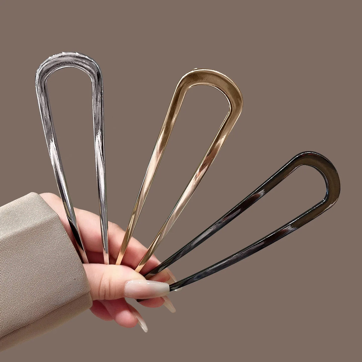 Tortoiseshell U-Shaped Hair Fork