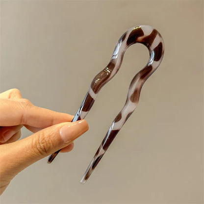 Tortoiseshell U-Shaped Hair Fork