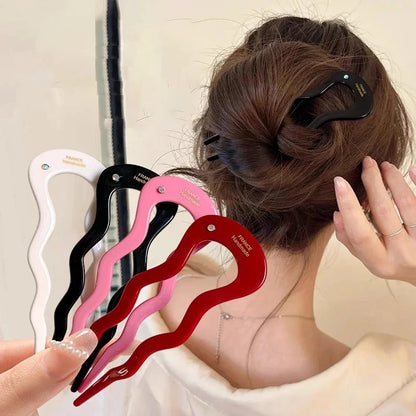 Tortoiseshell U-Shaped Hair Fork
