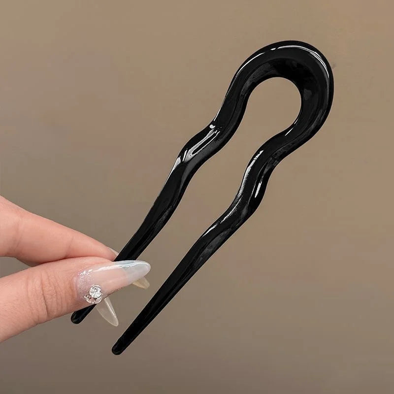 Tortoiseshell U-Shaped Hair Fork