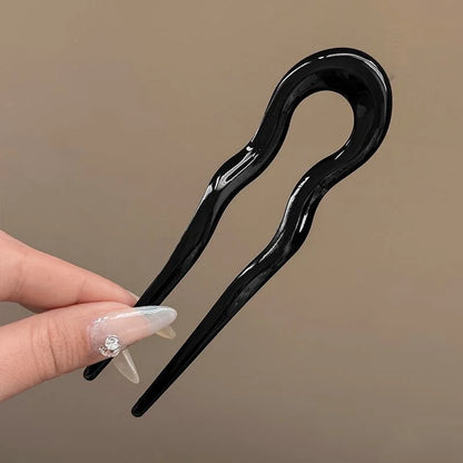 Tortoiseshell U-Shaped Hair Fork