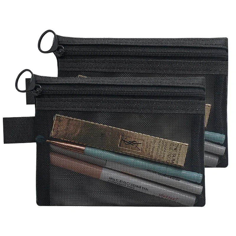 Mesh Clear Cosmetic Bags