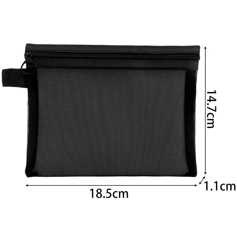 Mesh Clear Cosmetic Bags