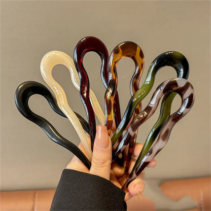 Tortoiseshell U-Shaped Hair Fork