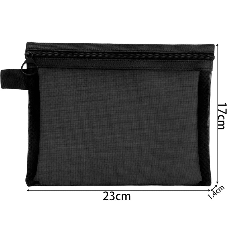 Mesh Clear Cosmetic Bags